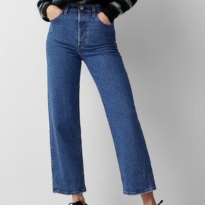 Levi's ribcage ankle-length straight jean